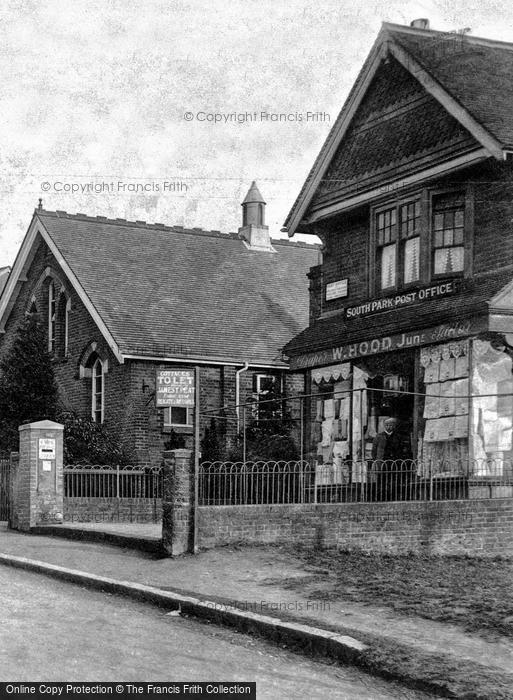 Photo of Reigate, South Park Post Office 1908