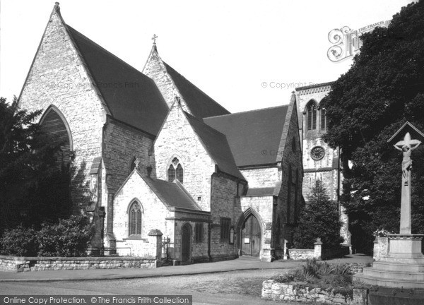 Photo of Reigate, St Mark's Church c.1955