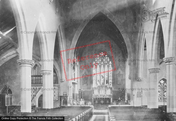 Photo of Reigate, St Mark's Church Interior 1886