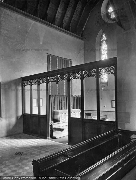 Photo of Reigate, St Mark's Church Memorial Screen And Chapel 1926