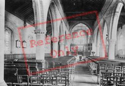 St Mary Magdalen Parish Church Interior 1886, Reigate
