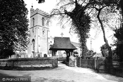 St Mary's Church And Lychgate 1908, Reigate