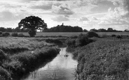 Sunset On The Mole c.1960, Reigate