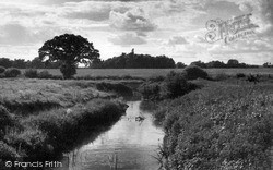 Sunset On The Mole c.1960, Reigate