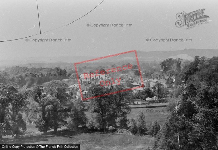 Photo of Reigate, Town From St Mary's Church 1886