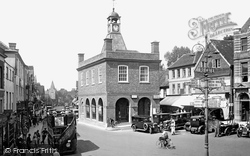 Town Hall And Market Place 1925, Reigate