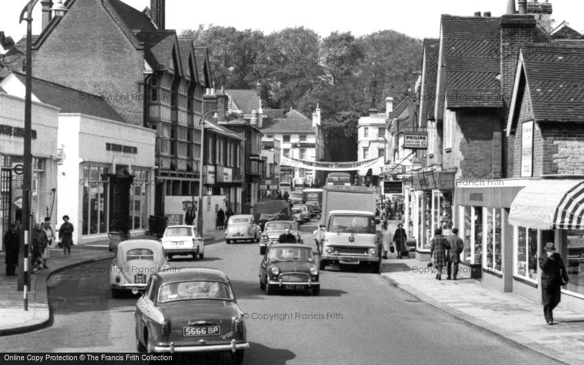 Reigate, Traffic, Bell Street c1965