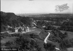 View From Near Bridge 1908, Reigate