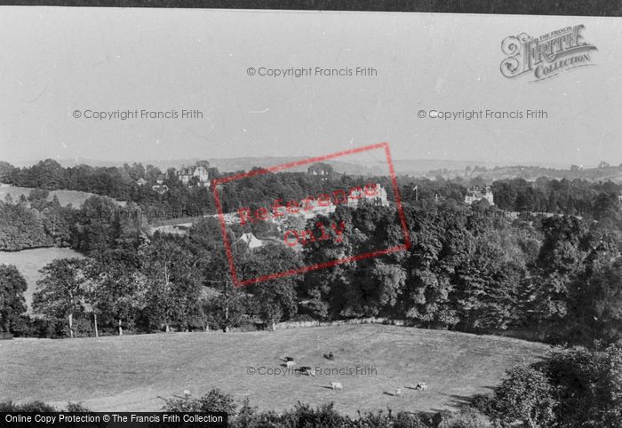 Photo of Reigate, View From Near Suspension Bridge 1906