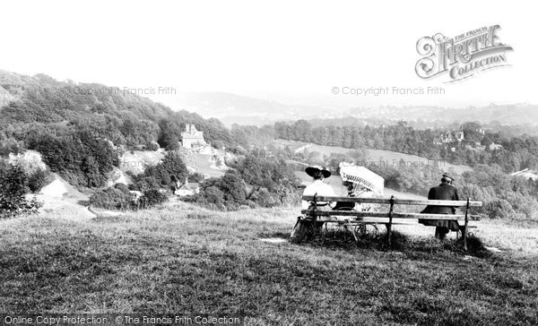 Photo of Reigate, view from near Suspension Bridge 1906