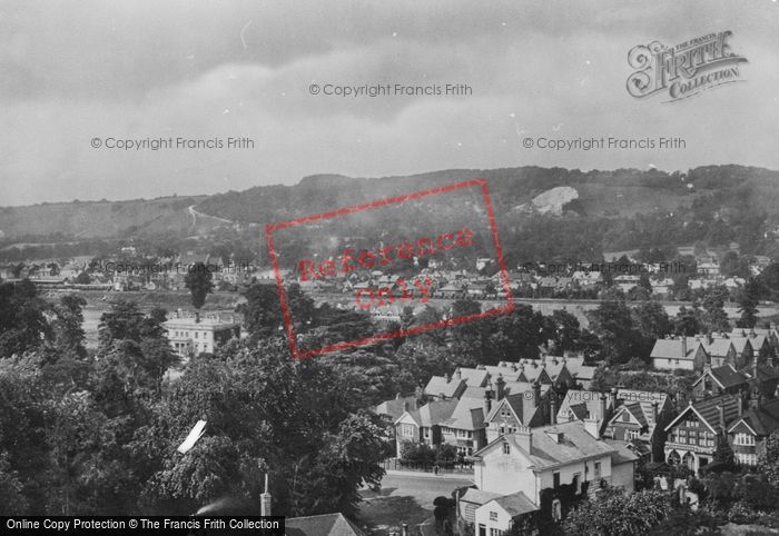 Photo of Reigate, View From Parish Church Tower 1924