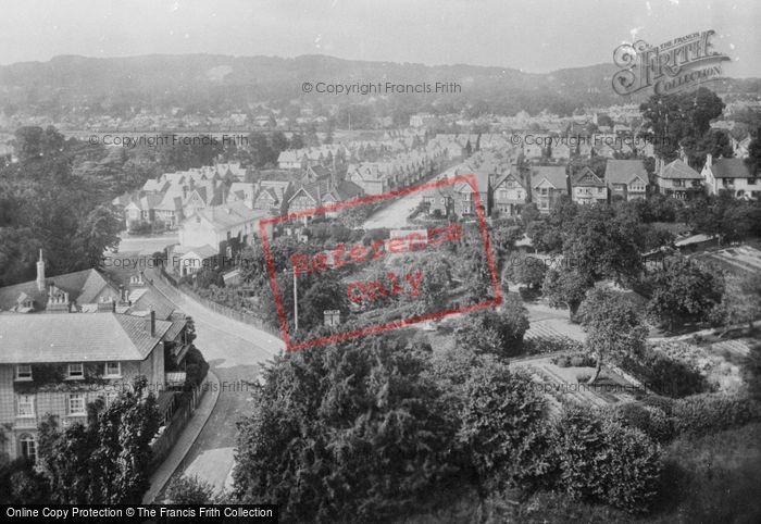 Photo of Reigate, View From Parish Church Tower 1924