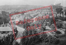 View From Parish Church Tower 1924, Reigate