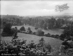 View From Parish Church Tower 1924, Reigate