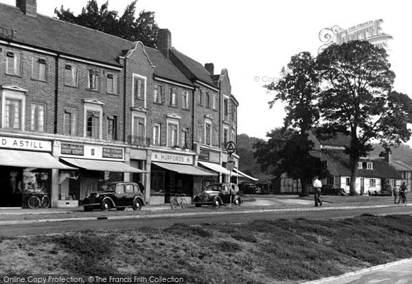 Photo of Reigate, Western Parade And The Angel c.1955