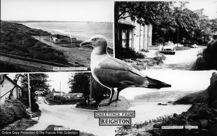 Photo of Reighton, Composite c.1965
