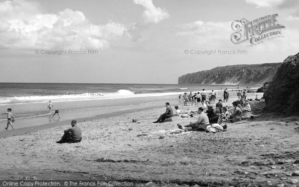 Photo of Reighton, Gap, The Beach c.1960