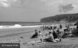 People On  The Beach c.1960, Reighton