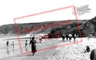 People On The Sands  c.1960, Reighton