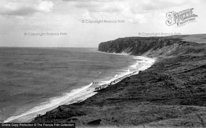 Photo of Reighton, Speeton Cliffs c.1960