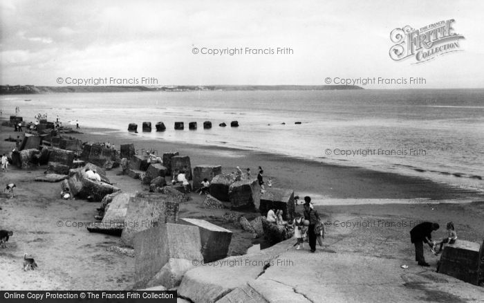 Photo of Reighton, The Beach And Filey Bay c.1965