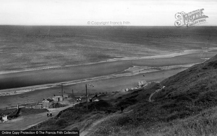 Photo of Reighton, The Beach c.1955