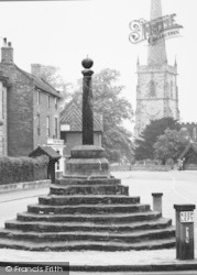 St Wystan's Church And Cross c.1960, Repton