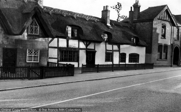 Photo of Repton, Thatched Cottages c.1955