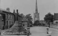 The Cross And St Wystan's Church c.1955, Repton