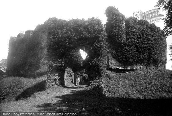 Photo of Restormel, Castle Front 1892