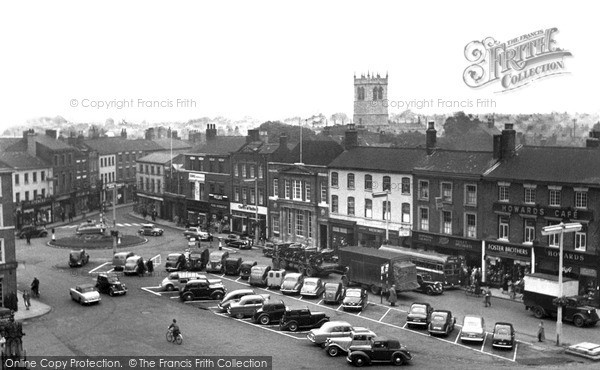 Photo of Retford, Market Place c.1955
