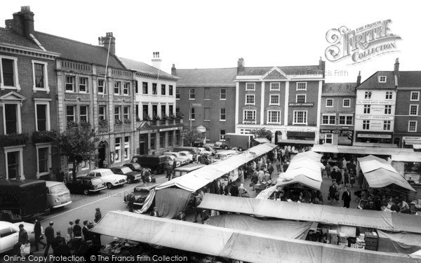 Photo of Retford, Market Place c.1965