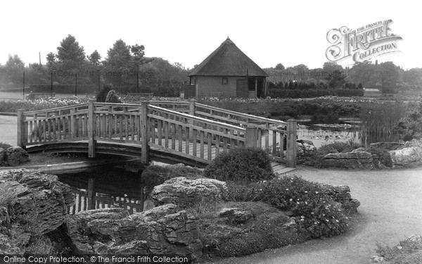 Photo of Retford, The Park Bridge c.1955