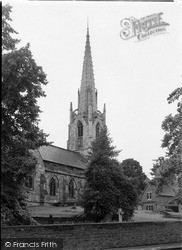 West Retford Parish Church c.1955, Retford