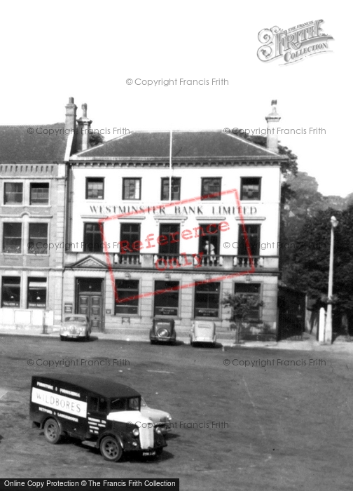 Photo of Retford, Westminster Bank Limited, Market Place c.1955