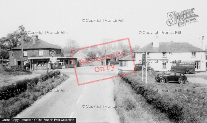 Photo of Rettendon, The Bell Cross Roads c.1960