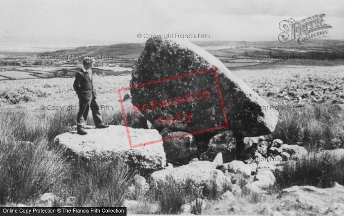 Photo of Reynoldston, King Arthur's Stone c.1955