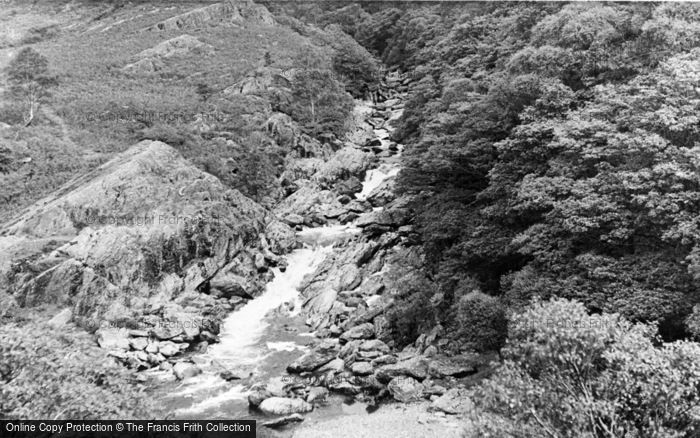Photo of Rhandirmwyn, Maes Y Meddygon Falls c.1955