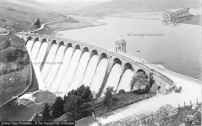 Photo of Rhayader, Elan Valley, Craig Goch Dam c.1932