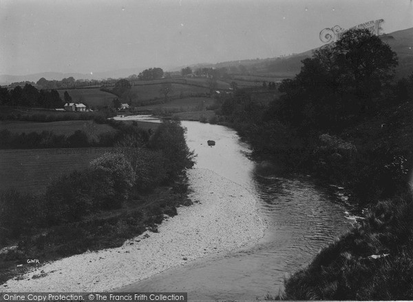 Photo of Rhayader, River Wye c.1932