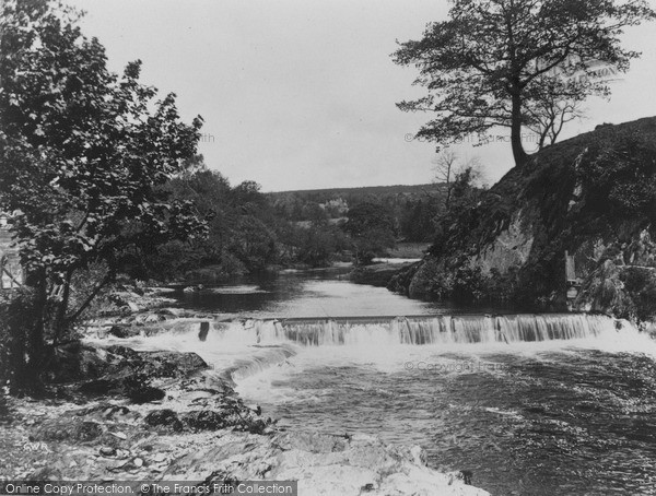 Photo of Rhayader, River Wye c.1932