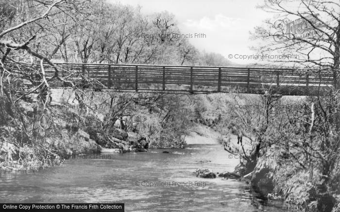 Photo of Rhayader, River Wye c.1955