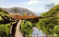 Road, Rail And River Wye c.1932, Rhayader