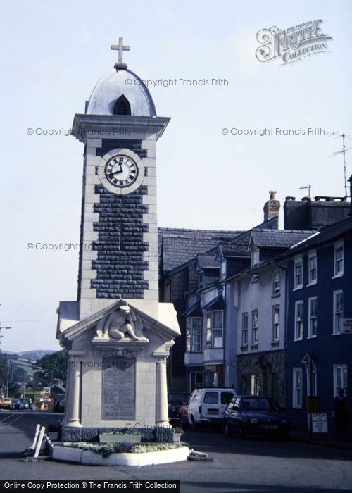 Photo of Rhayader, The Clock Tower c.1985