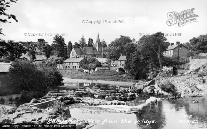 Photo of Rhayader, View From The Bridge c.1955