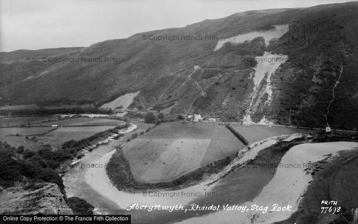 Photo of Rheidol, Valley, Stag Rock 1925