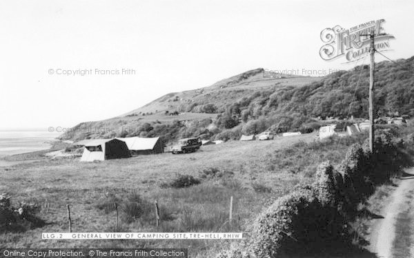 Photo of Rhiw, General View Of Camping Site c.1960