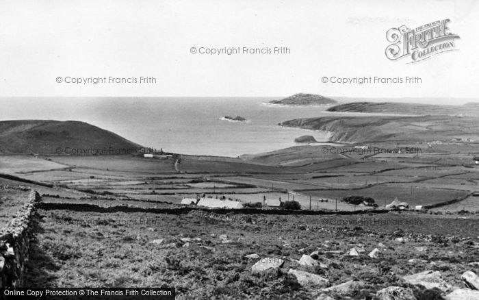 Photo of Rhiw, View Of Bardsey Island c.1960