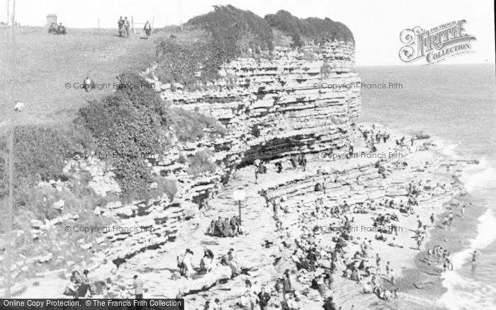 Photo of Rhoose, Font Y Gary, The Cliffs And Beach c.1955 