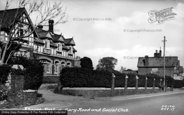 Photo of Rhoose, Fontygary Road And Social Club c.1950